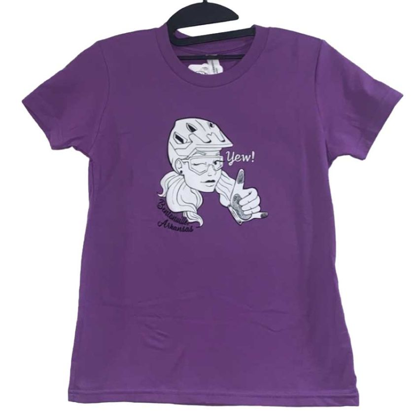 Yew Girl Purple Youth T-Shirt