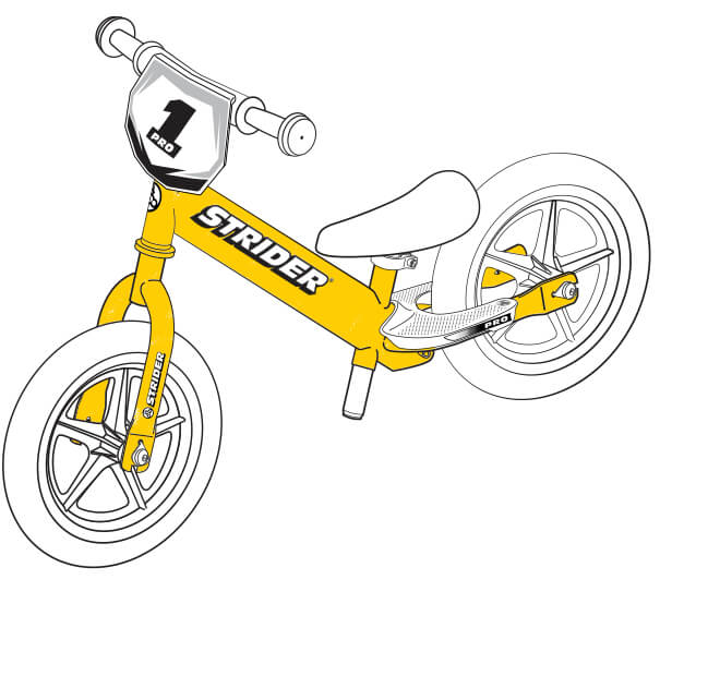 Strider 12 Pro Balance Bike - Toddler Bikes - Free Shipping Over $200