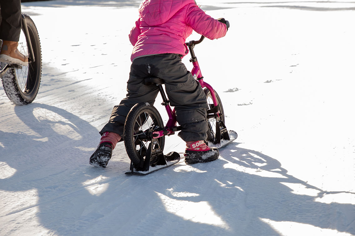 Strider Sports Snow Skis For Strider Balace Kids Bike 